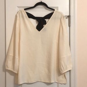 Ann Taylor Tie Back Blouse